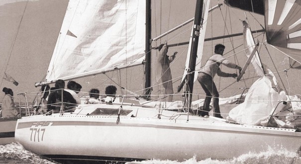De boot die ontworpen is om de Half Ton Cup te winnen